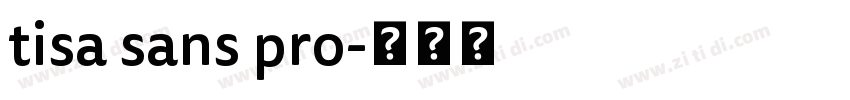 tisa sans pro字体转换
